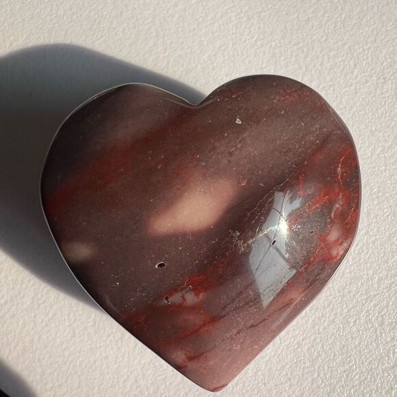 Mookaite Jasper Crystal Heart (#3) - Picture 5 of 10